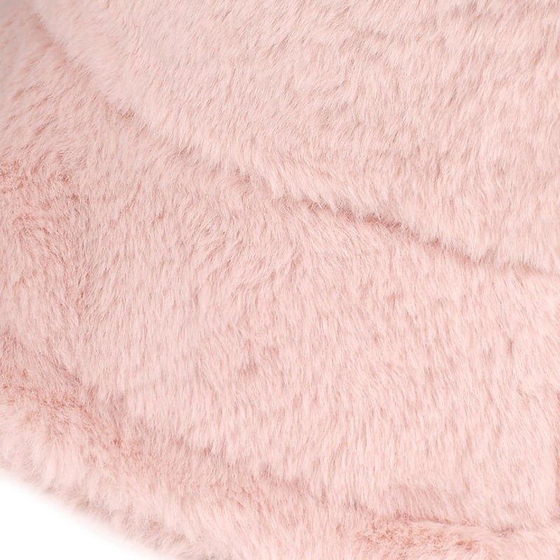 Umeepar Winter Faux Fur Fuzzy Bucket Hat Fluffy Warm Hat for Women Men - Image 2